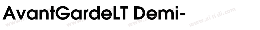 AvantGardeLT Demi字体转换